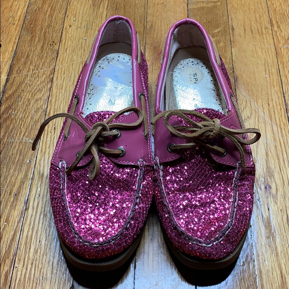 Sperry Sequin boat shoe